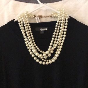J Crew NWT multi strand pearl necklace